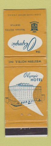 Matchbook Cover - Olympic Hotel Seattle WA WORN
