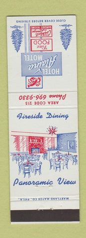 Matchbook Cover - Hotel Alaina Motel Downingtown PA