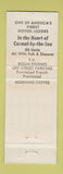 Matchbook Cover - Village Inn Carmel by the Sea CA