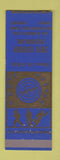 Matchbook Cover - 20th Century TV East Hartford CT sports BLUE