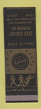 Matchbook Cover - 20th Century TV East Hartford CT sports BLACK