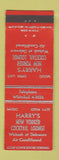 Matchbook Cover - Harry's New Yorker Cocktail Lounge Chicago IL