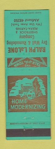 Matchbook Cover - Ralph LaLone Dry Wall Remodeling