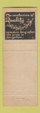 Matchbook Cover - Ralph LaLone Dry Wall Remodeling