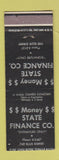 Matchbook Cover - State Finance Company