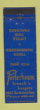 Matchbook Cover - Porterhouse Hamburgers Long Beach CA