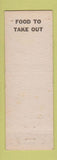 Matchbook Cover - Porterhouse Hamburgers Long Beach CA