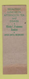 Matchbook Cover - H Hicks and Son Candy baskets New York City WORN