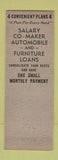 Matchbook Cover - Citizens Finance Ohio