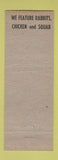 Matchbook Cover - Grandma's Inn Loue Irene Rettenmaier