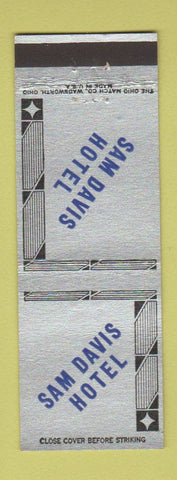 Matchbook Cover - Sam Davis Hotel