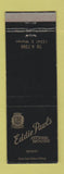 Matchbook Cover - Eddie Pawl's Steer House Detroit MI