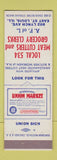 Matchbook Cover - Meat Cutters Union Grocery Clerks East ST Louis IL