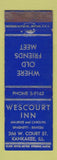 Matchbook Cover - Wescourt Inn Kankakee IL WEAR