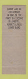 Matchbook Cover - McElroy's Ballroom Portland OR