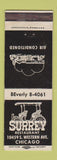 Matchbook Cover - Surrey Restaurant Chicago IL