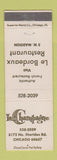 Matchbook Cover - La Champagne Chicago IL restaurant French
