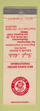 Matchbook Cover - Single Adults Square Dance Club Los Angeles CA