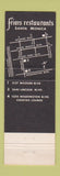Matchbook Cover - Friars Restaurants Santa Monica CA