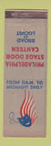 Matchbook Cover - Philadelphia Stage Door Canteen PA