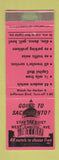 Matchbook Cover - Sacramento CA Tourism WEAR