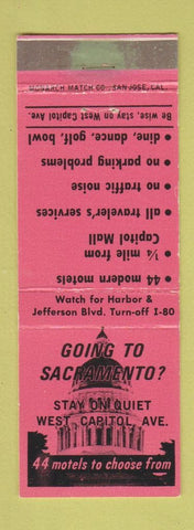 Matchbook Cover - Sacramento CA Tourism WEAR