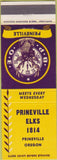 Matchbook Cover - Matchbook Cover Elks Club Prineville OR