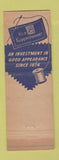 Matchbook Cover - Kuppenheimer Men's Clothes Rose Katz South Bend IN WEAR