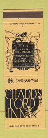 Matchbook Cover - Chadds Ford Inn PA