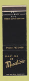 Matchbook Cover - Machio's Restaurant Omaha NE
