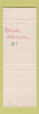 Matchbook Cover - Machio's Restaurant Omaha NE