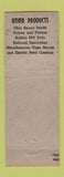 Matchbook Cover - Fahrite Foundry Engineering Steel Springfield Lima OH