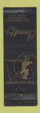 Matchbook Cover - Aronoff Men's Clothes Cleveland OH WORN
