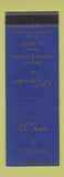 Matchbook Cover - El Comedor Bar Anaheim Fullerton CA