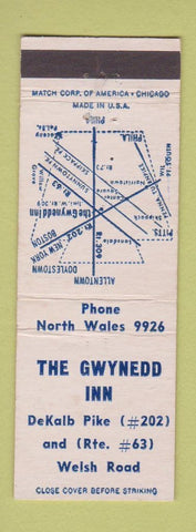 Matchbook Cover - Gwynedd Inn Norristown? PA
