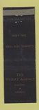 Matchbook Cover - Wheat Insurance Real Estate Corning NY