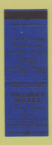Matchbook Cover - Holiday Motel Morgantown WV