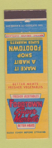 Matchbook Cover - Foodtown Grocery Stores
