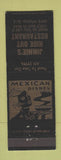 Matchbook Cover - Himmie's Hide Out Restaurant Mexican Los Angeles CA