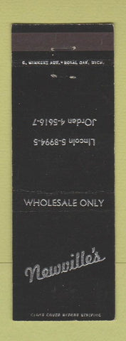 Matchbook Cover - Newville's MI?