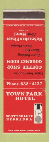 Matchbook Cover - Town Park Hotel Scottsbluff NE WEAR