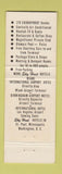 Matchbook Cover - Houston Airport Inn TX WEAR