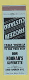 Matchbook Cover - Don Noonan's Superette Custard