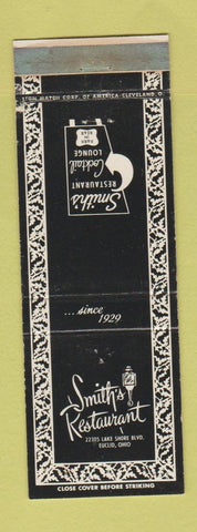 Matchbook Cover - Smith's Restaurant Euclid OH