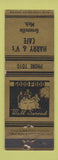 Matchbook Cover - Harry & V's Cafe Greenville MI ADVANCE