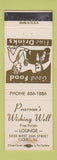 Matchbook Cover - Pearson's Wishing Well Cicero IL WEAR