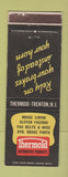 Matchbook Cover - Thermoid Auto Products Trenton NJ Brake Lining