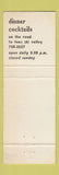 Matchbook Cover - Casa Cordova Restaurant Taos NM
