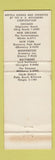 Matchbook Cover - Gramercy Inn Washington DC HR Weissberg WEAR