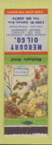 Matchbook Cover - Mercury Oil Dunlop Tires